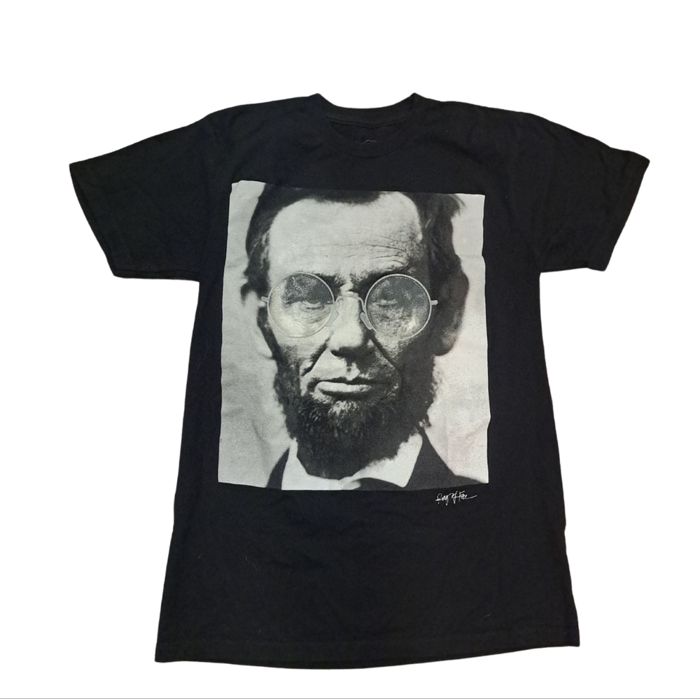 Womens Black Abraham Lincoln T Shirt